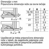 Vgradni hladilnik z zamrzovalnikom Bosch KIV86VFE1